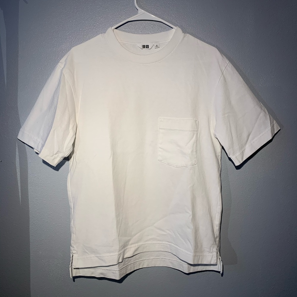 Uniqlo U Oversized Fit Short Sleeve White Tee